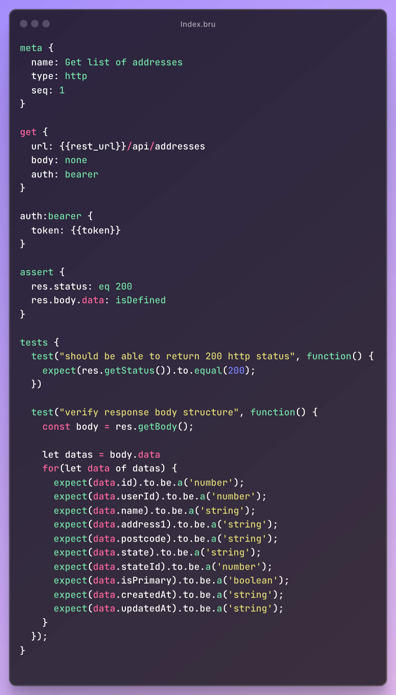 Dot bru file introduction